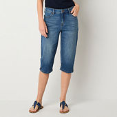 Plus Size Gloria Vanderbilt Kaia Denim Skimmer Shorts