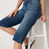 Gloria Vanderbilt periwinkle skimmer cropped pants size 10. - $10 - From  Christina