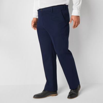 Dockers Workday Khaki With Smart 360 Flex Mens Classic Fit Big and Tall Flat Front Pant