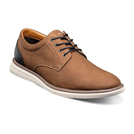 Nunn Bush Chase Mens Closed Toe Oxford Shoes, 12 Wide, Brown