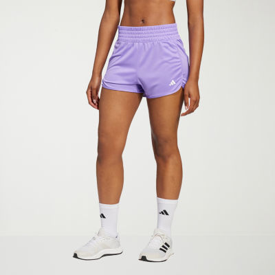 adidas Womens Mid Rise Moisture Wicking Active Pull-On Short