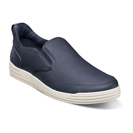 Nunn Bush Kore Mens Moc Closed Toe Loafers, 11 Wide, Blue
