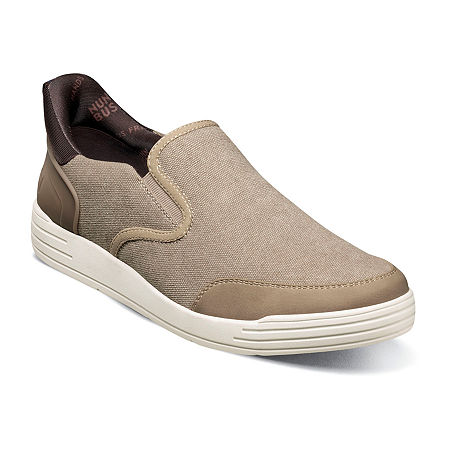 Nunn Bush Kore Mens Moc Closed Toe Slip-On Shoe, 14 Medium, Beige
