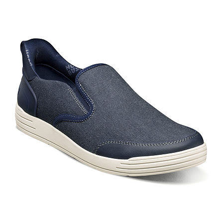 Nunn Bush Kore Mens Moc Closed Toe Slip-On Shoe, 11 Medium, Blue
