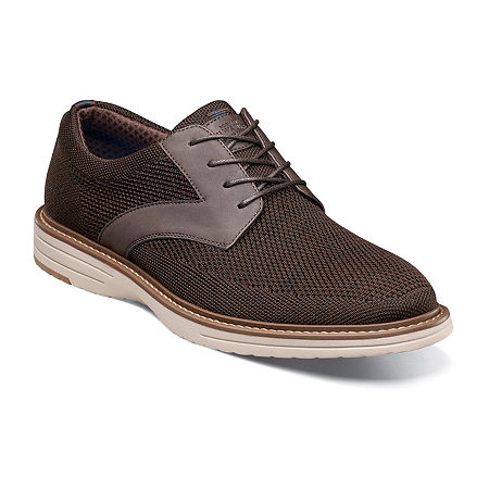 Nunn Bush Mens Griff Oxford Shoes, 8 Medium, Brown