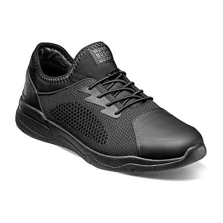 Nunn Bush Mens Grazie Round Toe Work Shoes, 13 Wide, Black