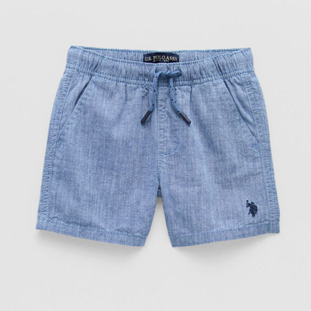 U.S. Polo Assn. Toddler Boys Pull-On Short, 3t, Blue