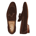Stafford Mens Digby Ortholite Suede Leather Slip-On Shoe