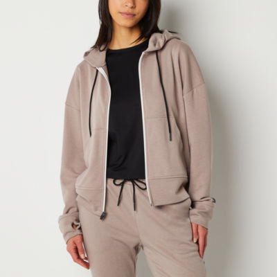 Sports Illustrated Womens Long Sleeve Hoodie, Color: Evening Taupe -  JCPenney