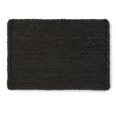 Homewear Monroe Black Jute Placemat