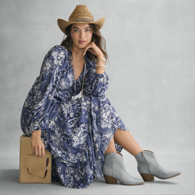 Indigo Rd. Womens Adeleo Stacked Heel Cowboy Boots