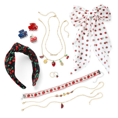 Arizona Womens Cherries Heart Delicate Ring Sets