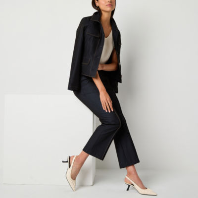 Worthington-Tall Womens Regular Fit Flare Trouser