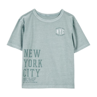 Carter's Little & Big Boys Round Neck Short Sleeve Graphic T-Shirt