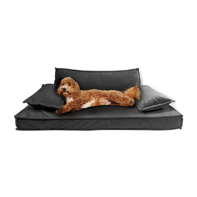 Precious Tails 35" Gray Orthopedic Pet Bed
