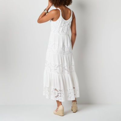 Robbie Bee Womens Sleeveless Maxi Dress