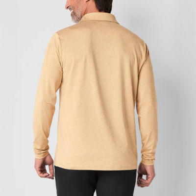 St. John's Bay Performance Mens Classic Fit Long Sleeve Polo Shirt