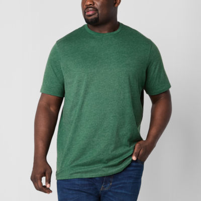 St. John's Bay Super Soft Big and Tall Mens Crew Neck Short Sleeve T-Shirt