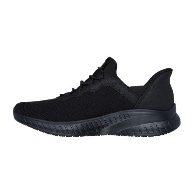 Skechers Hands Free Slip-Ins Squad Chaos Jasul Womens Round Closed Toe Work Shoes