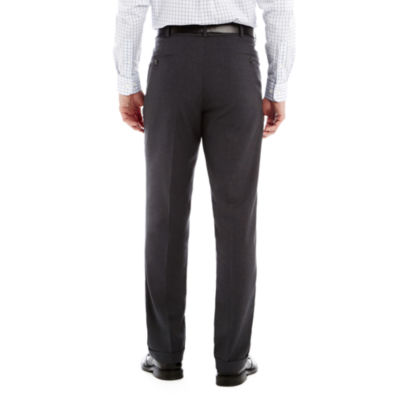 Stafford® Travel Sharkskin Pleated Dress Pants - Classic