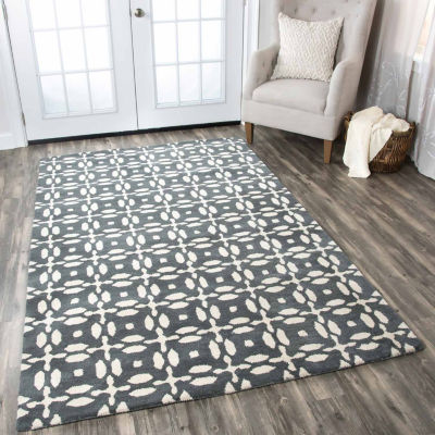 Rizzy Home Opus Print Rectangular Indoor Rugs