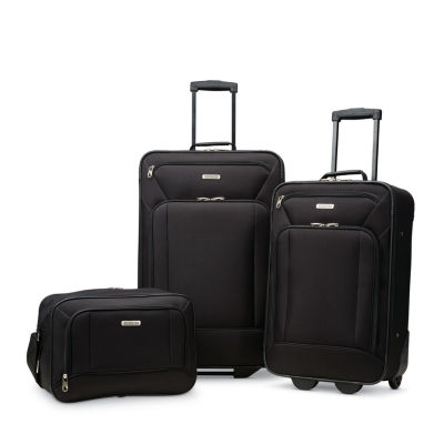 American Tourister Fieldbrook Xlt 3pc. Lightweight Luggage Set, Color Black JCPenney