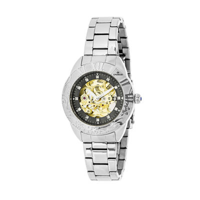 Empress Unisex Adult Silver Tone Stainless Steel Bracelet Watch Empem1102