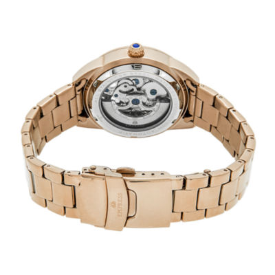 Empress Womens Rose Goldtone Stainless Steel Bracelet Watch Empem1103