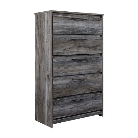 Signature Design By Ashley Baystorm 5-Drawer Chest, One Size, Gray