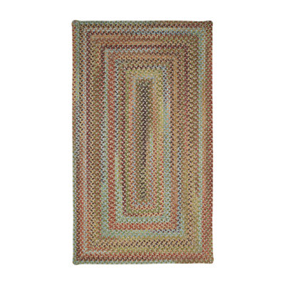 Capel American Traditions Braided Wool Indoor Rectangular Accent Rug