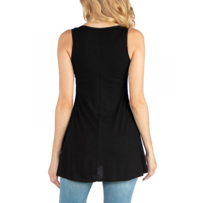 24/7 Comfort Apparel Scoop Neck Sleeveless Tank Top