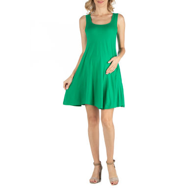 24/7 Comfort Apparel A Line Slim Fit and Flare Dress - JCPenney
