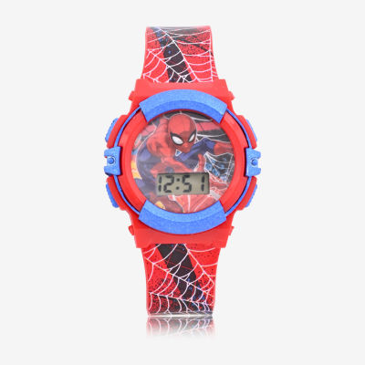 Spiderman Boys Red 2-pc. Watch Boxed Set Spd40061jc