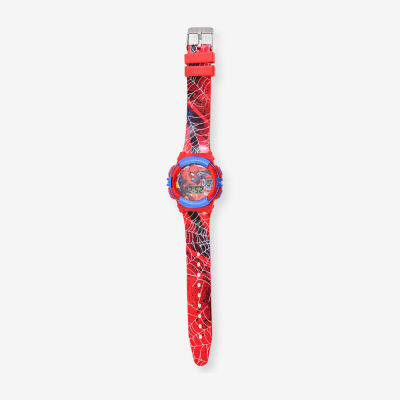 Spiderman Boys Red 2-pc. Watch Boxed Set Spd40061jc