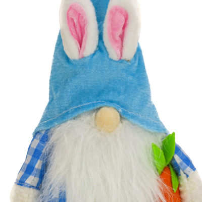 National Tree Co. Blue Easter Bunny Easter Gnome