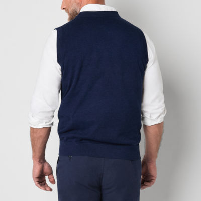 St. John s Bay Fine Gauge Mens V Neck Sweater Vest MainPlace Mall