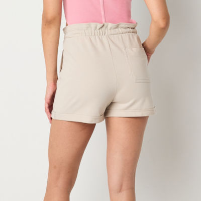 Arizona Womens Mid Rise Cargo Short - Juniors