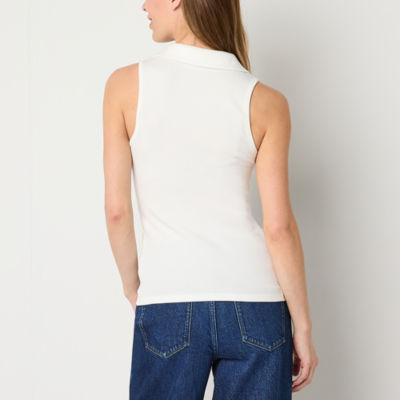 a.n.a Womens Sleeveless Polo Shirt