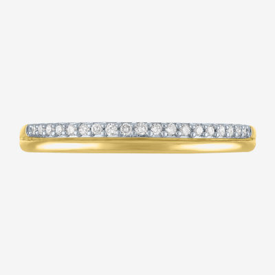 G-H / Si2-I1) 1/ CT. T.W. Lab Grown White Diamond 10K Gold Band