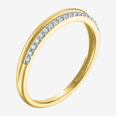 G-H / Si2-I1) 1/ CT. T.W. Lab Grown White Diamond 10K Gold Band