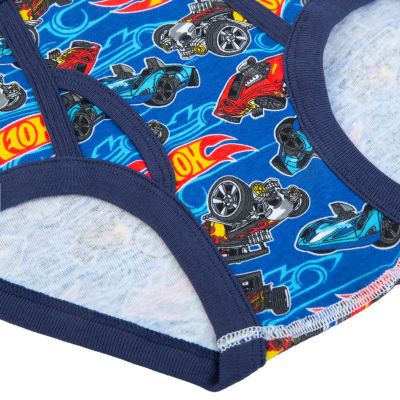 Hot Wheels Little & Big Kid Boys Hot Wheels 5 Pack Briefs Bup2103