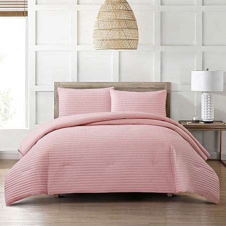 Stratford Park Elise 3-pc. Lightweight Comforter Set, One Size, Pink