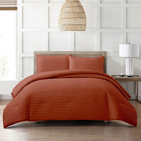 Stratford Park Elise 3-pc. Lightweight Comforter Set, One Size, Orange