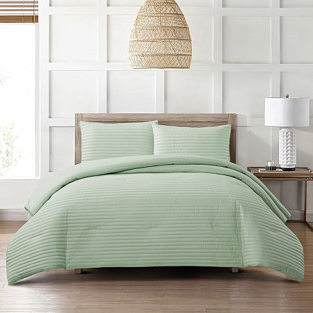 Stratford Park Elise 3-pc. Lightweight Comforter Set, One Size, Green