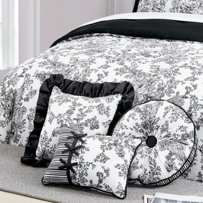 Laurel Manor Toile Garden Cotton Comforter Set