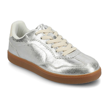 Journee Collection Womens Lummie Sneakers, 12 Medium, Silver