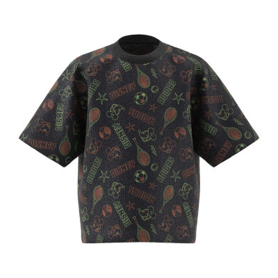 adidas Unisex Crew Neck Short Sleeve Mickey Mouse Graphic T-Shirt