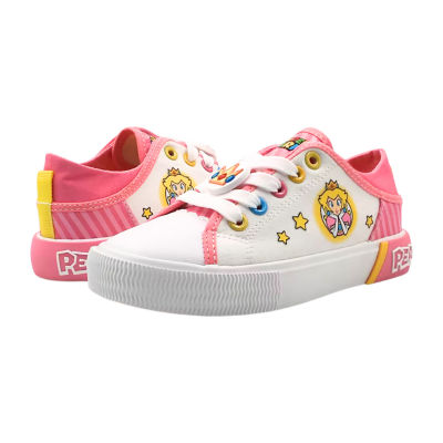 Mario Bros Girls Princess Peach Sneakers