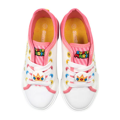 Mario Bros Girls Princess Peach Sneakers