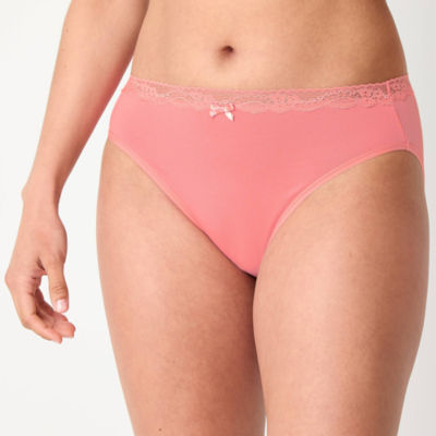 Ambrielle Cotton High Cut Panty